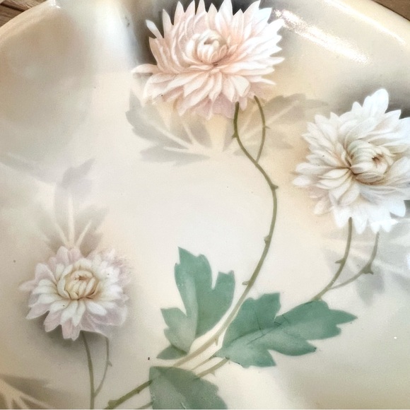 Vintage RS Tillowitz Silesia Daisy Porcelain Bowl Mid Century Germany - Picture 5 of 5